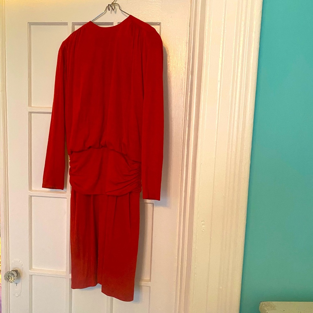 Ted Lapidus Drop Waist Vintage 1980s Dress